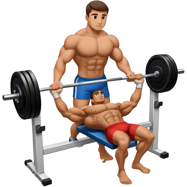 close-grip flat-benchpress emoji