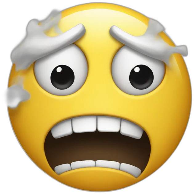 an angry face emoji