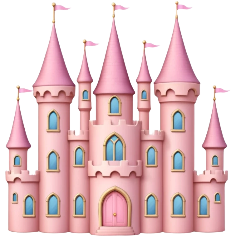 Little Pink castle emoji