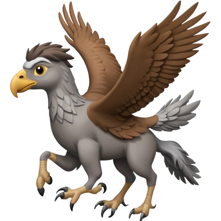 harry potter riding buckbeak emoji