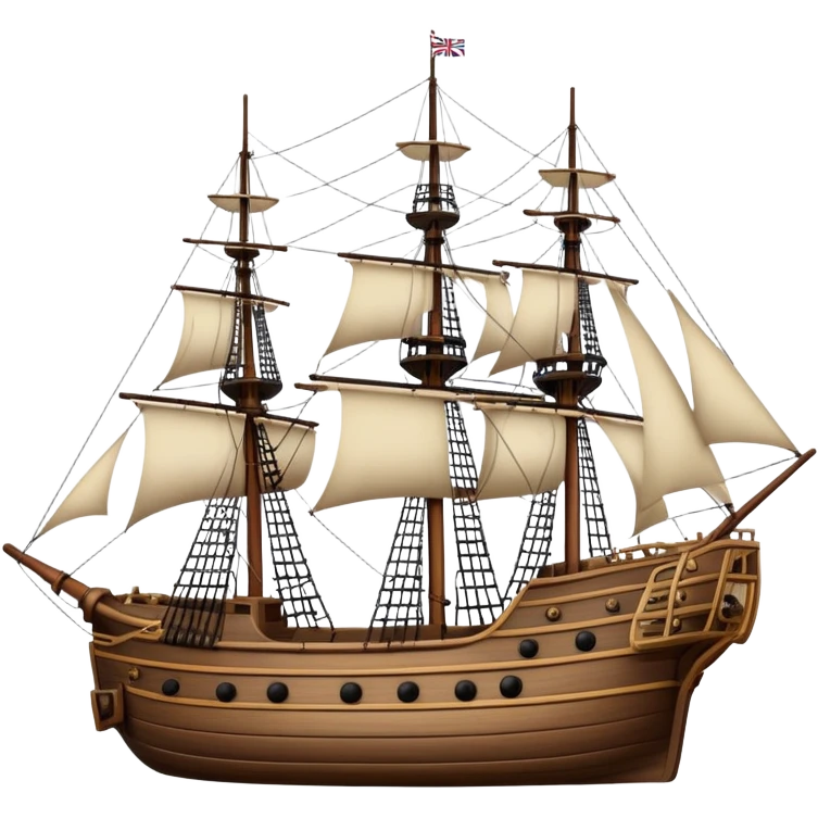british war ship 19 century emoji