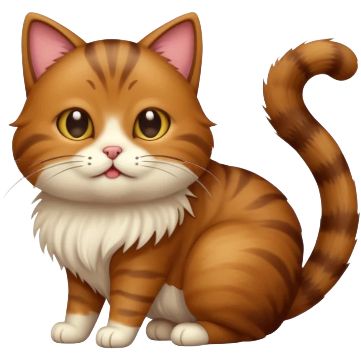 Кот какает emoji