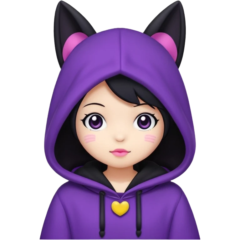 Kuromi Sanrio cute  emoji