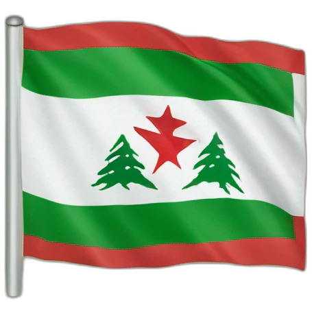 lebanese forces flag as ios flag emoji
