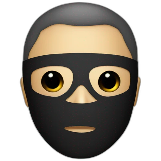 masked man emoji