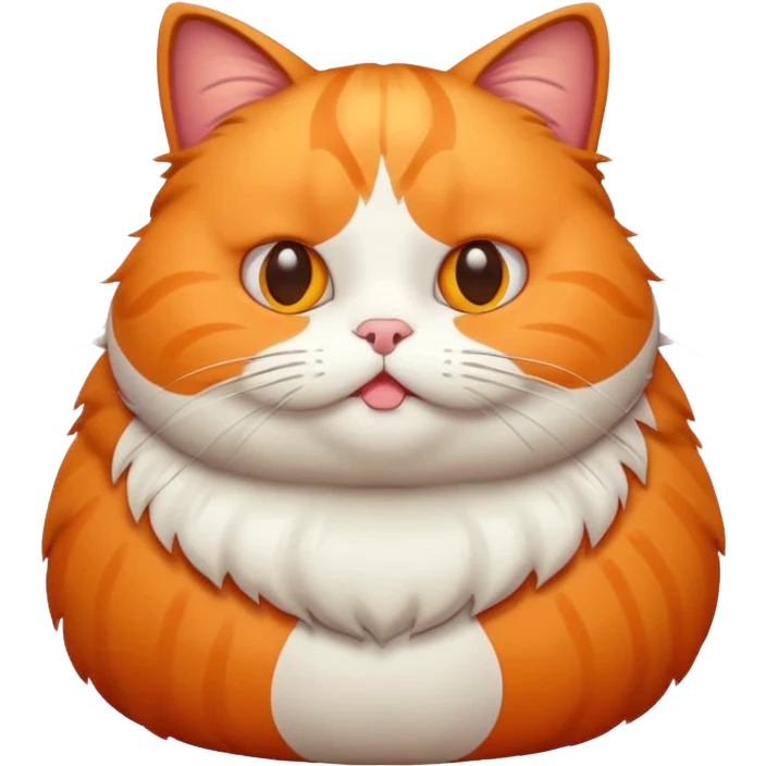 Fat cat emoji