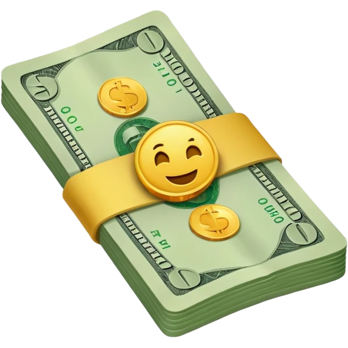 single cash bill emoji