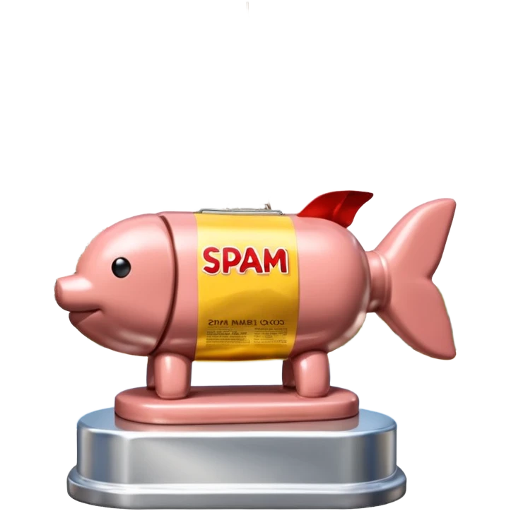  paris art city SPAM meat jeff koons style sculpture arty landscape  emoji