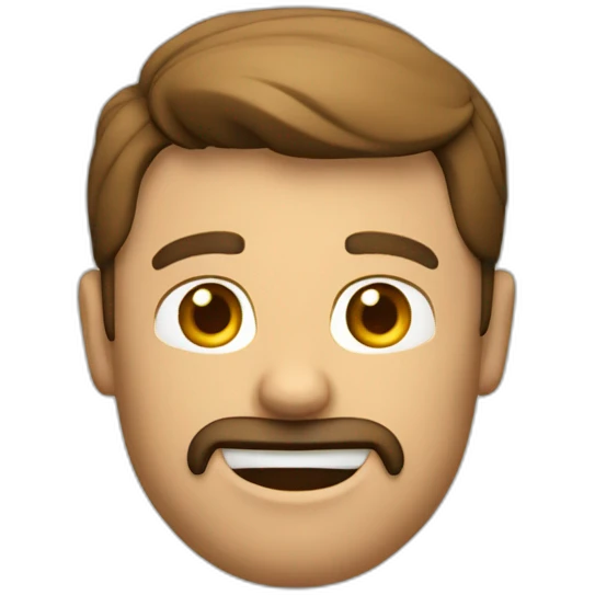 hombre señalando 3d emoji
