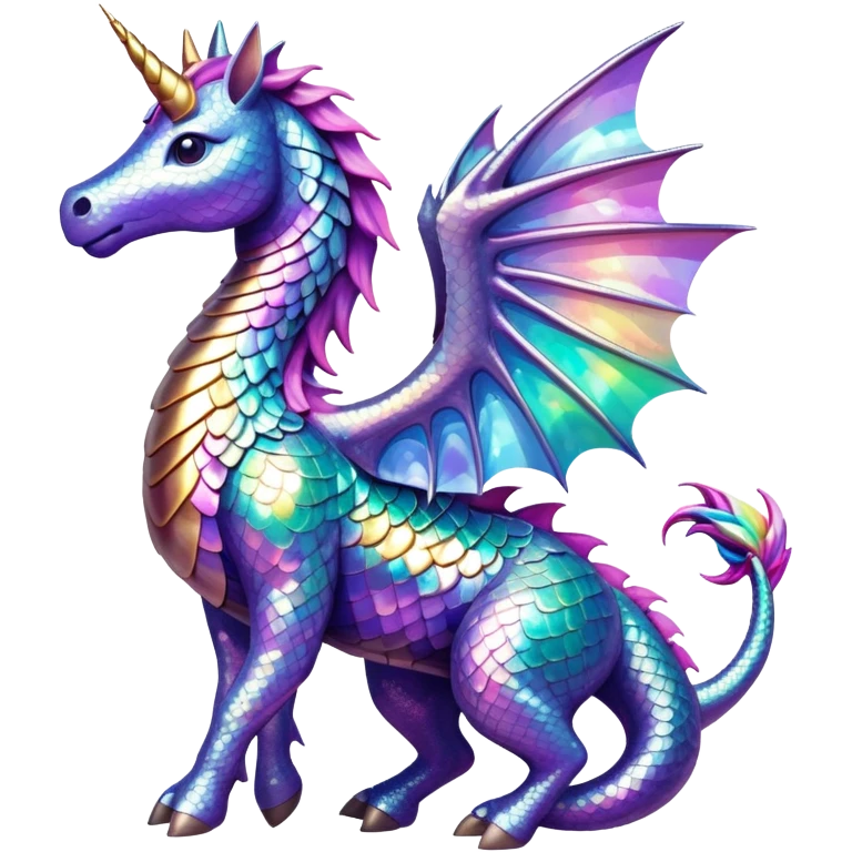 magical creature dragon or unicorn emoji