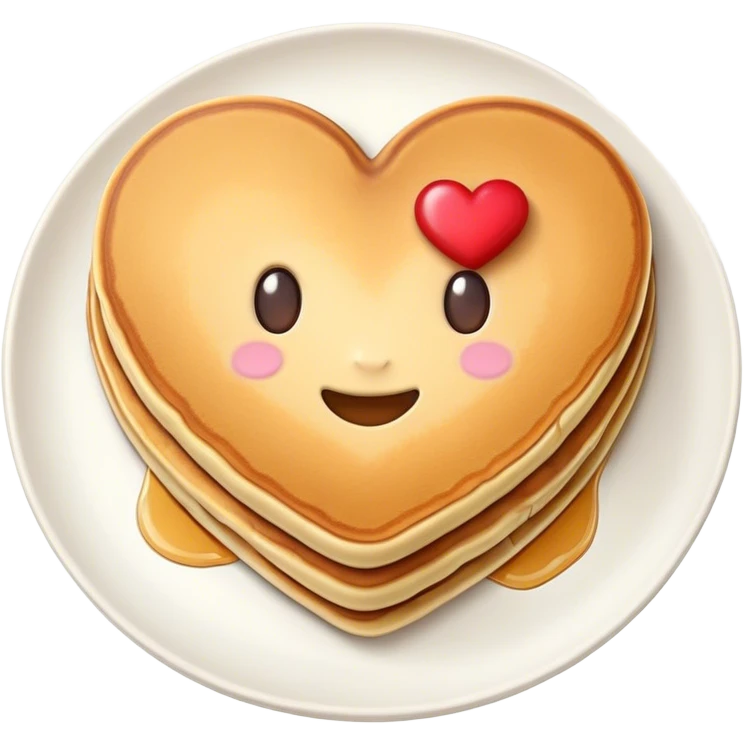 🫓 namun berbentuk love emoji