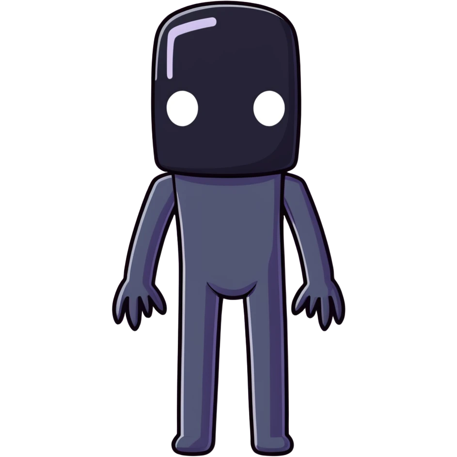 Minecraft Enderman emoji