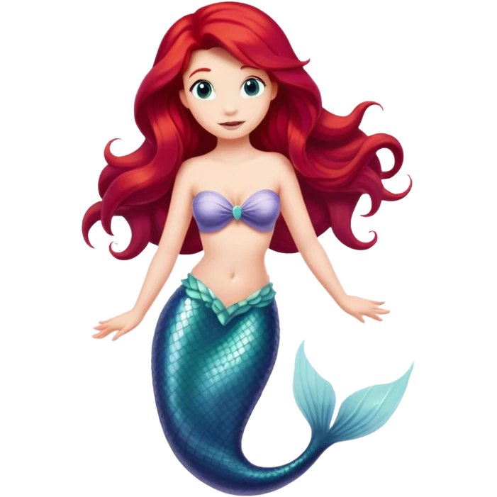 ariel mermaid emoji