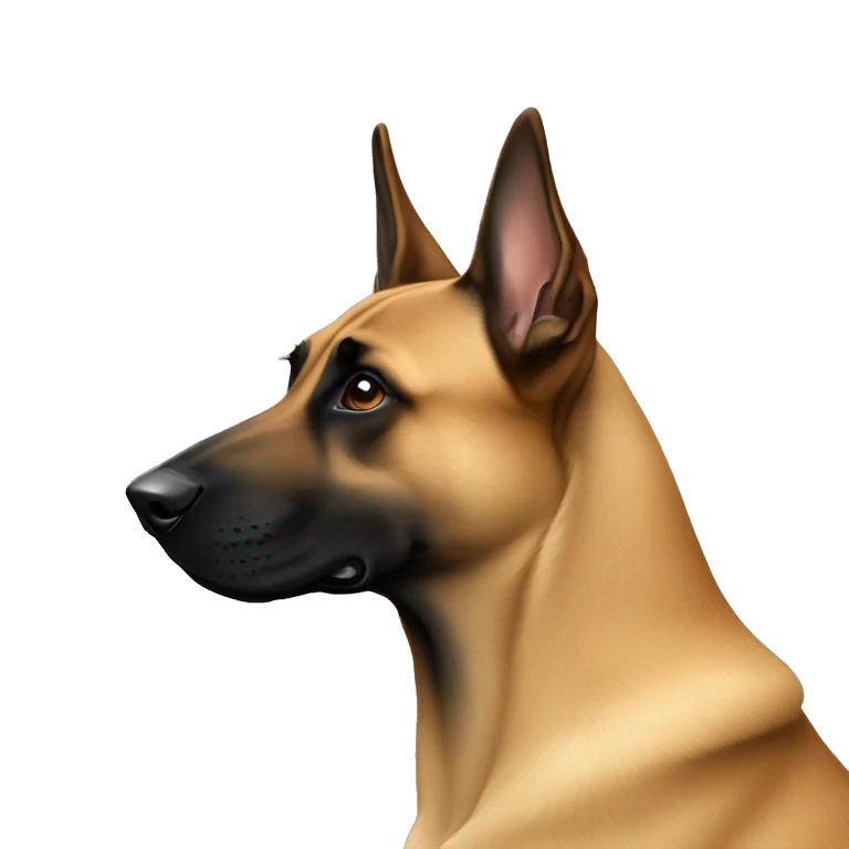 malinois sur deux pates emoji