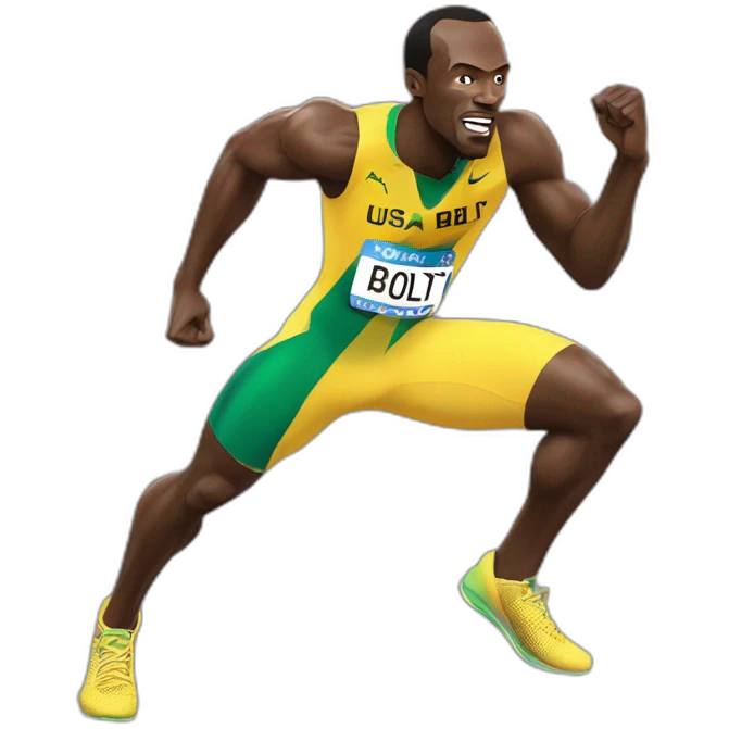 Usain Bolt emoji