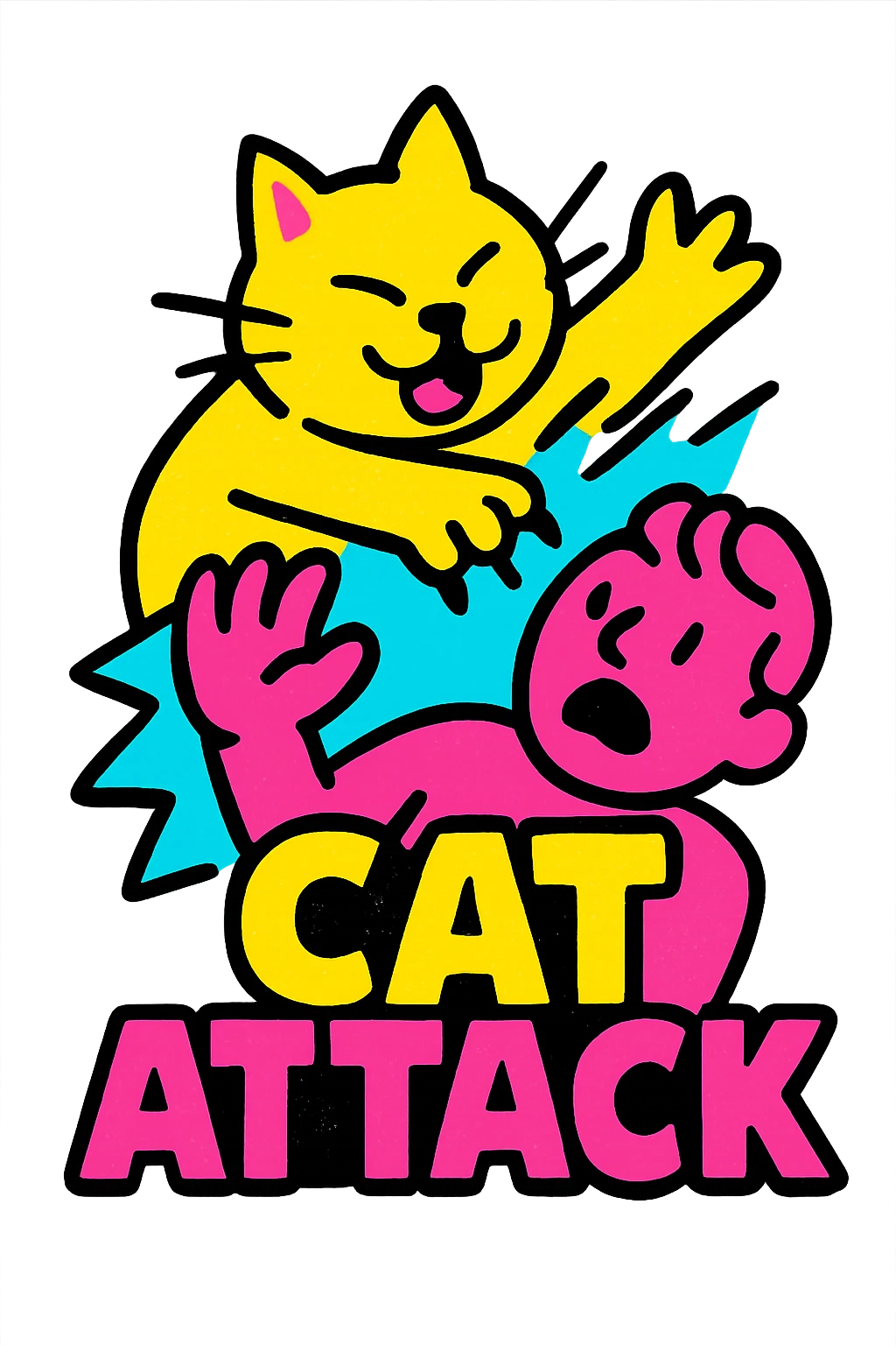 cat attack emoji