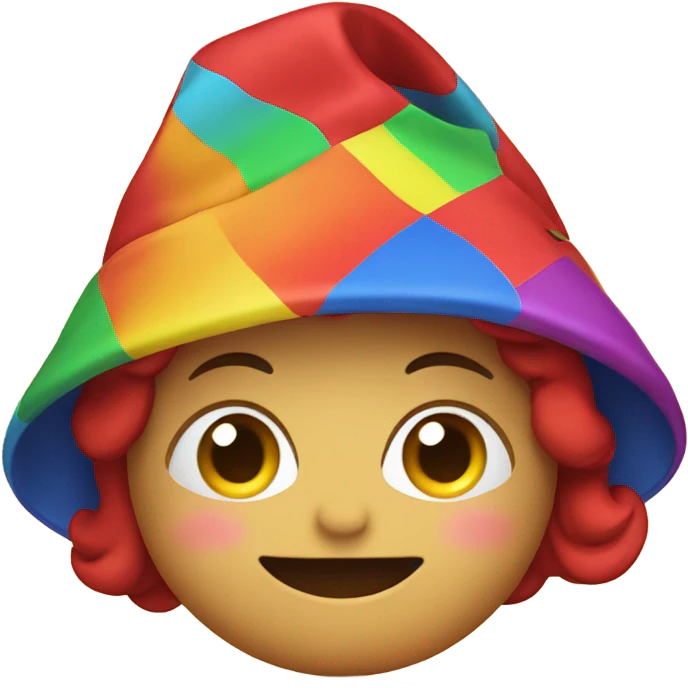 Apple with a hat emoji