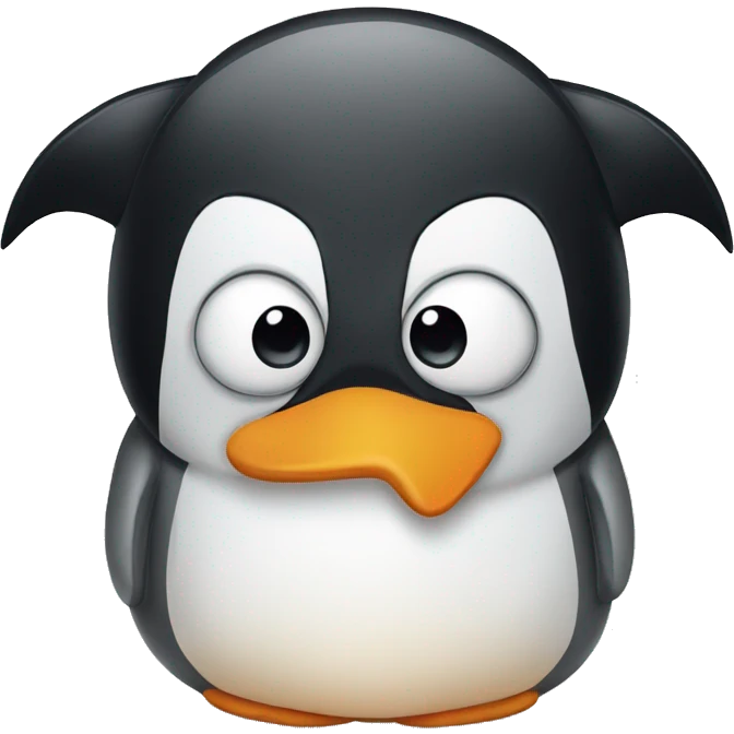 penguin and penguin emoji