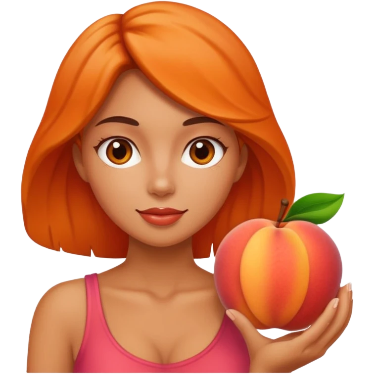 👱‍♀️🍑 emoji