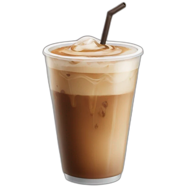 Ice coffee emoji