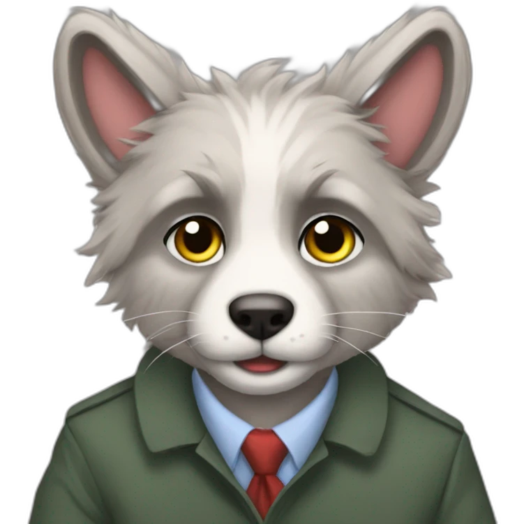 george bush as a furry fursona emoji