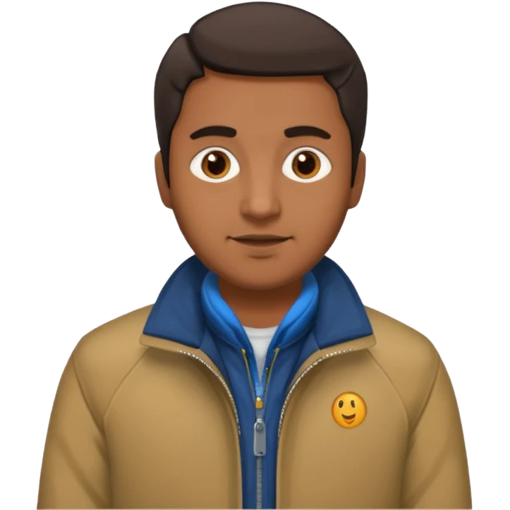 Brown man in Hobart emoji