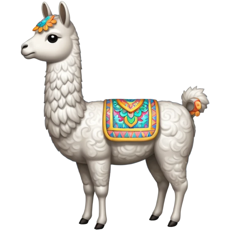 cloud patterned lama emoji