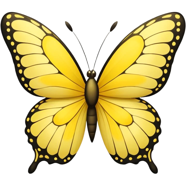 yellow butterfly emoji