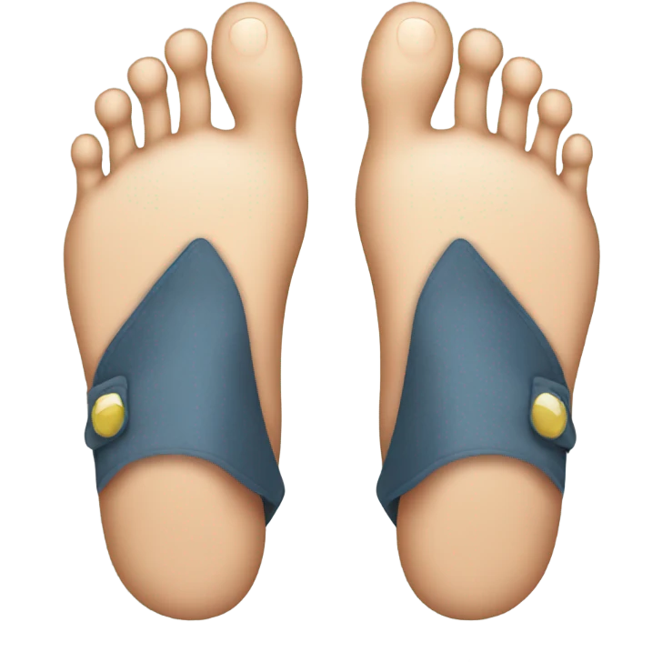 funny feet emoji