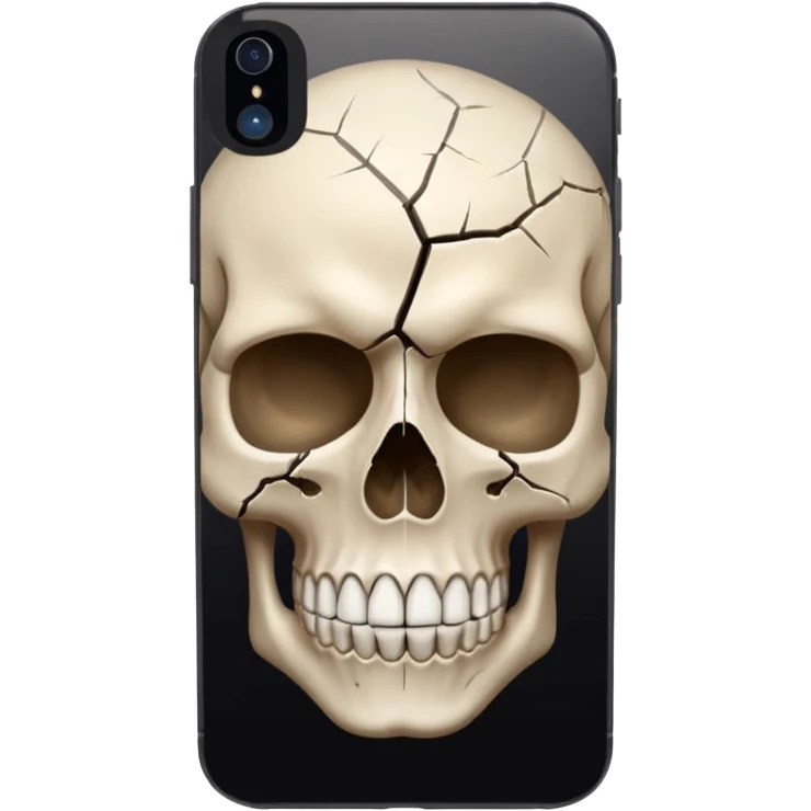 tengkorak iphone emoji