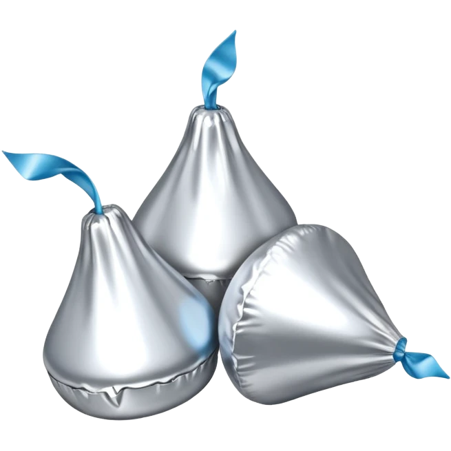 Pack of Hershey’s kisses emoji