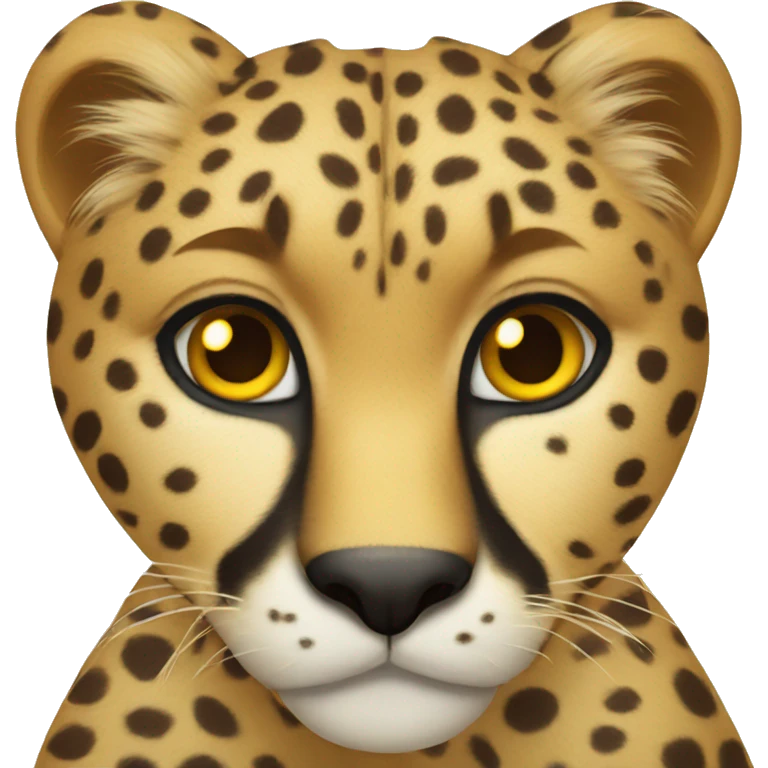 cheetah heart  emoji