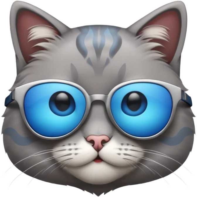 Cat wearing sunglasses emoji