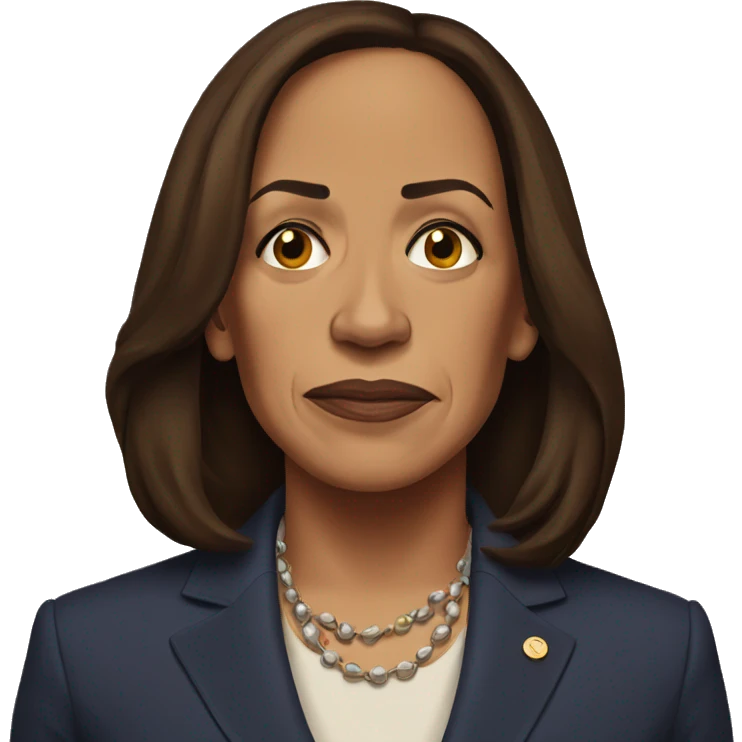 Kamala Harris looking sad emoji