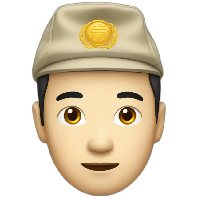 Un chinois content emoji