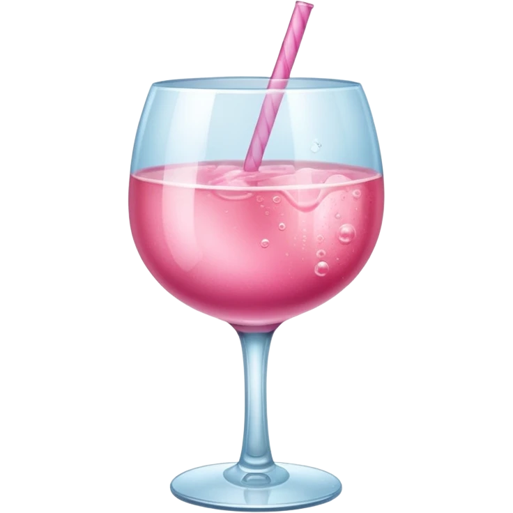 🍷alter emoji into pink drink  emoji