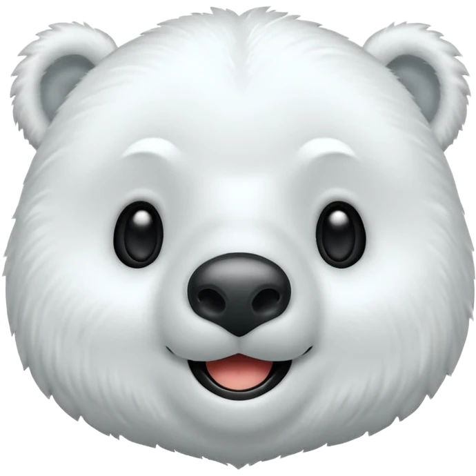 Puedes hacer un oso polar que este haciendo esto ( 😉 ) emoji