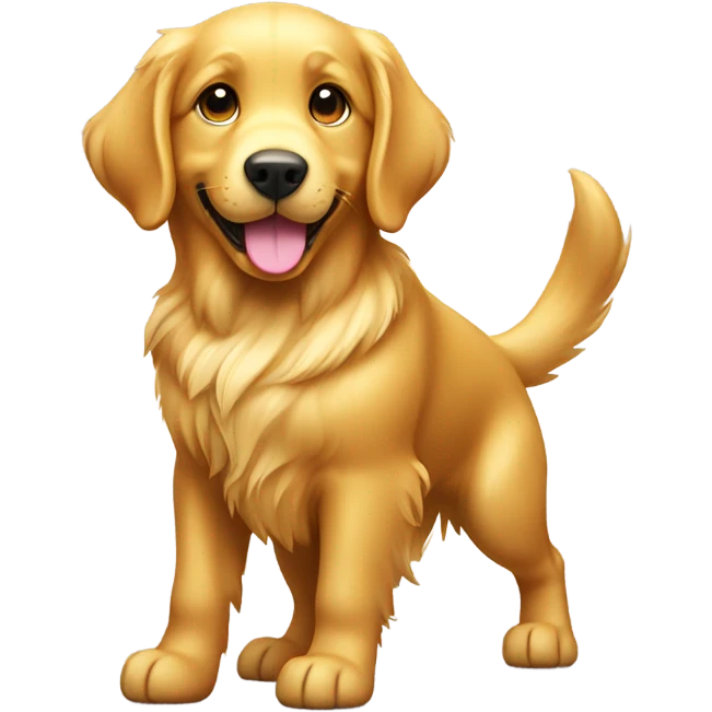 Golden Retriever Golden  emoji