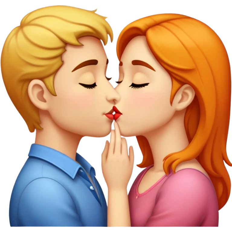 What does a kiss send emoji