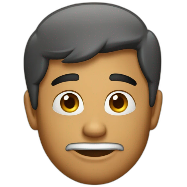 Chico con su mac'os emoji