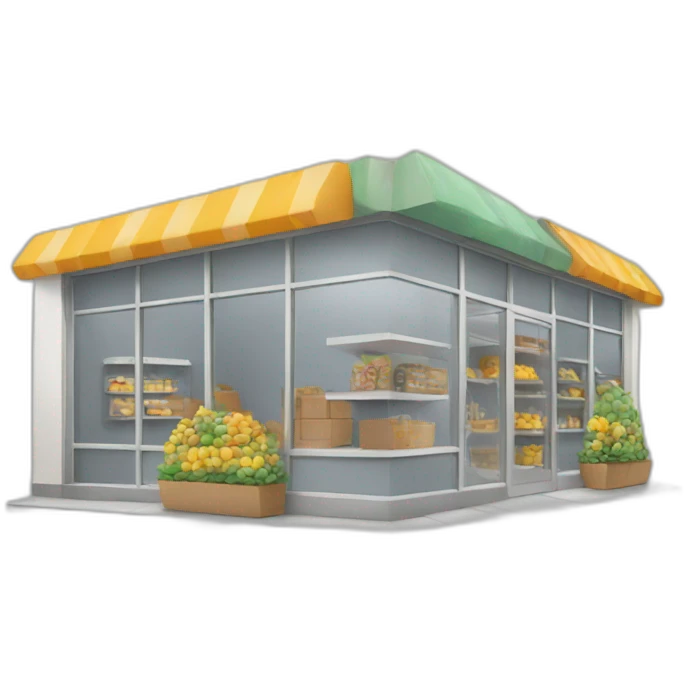 Modern store emoji