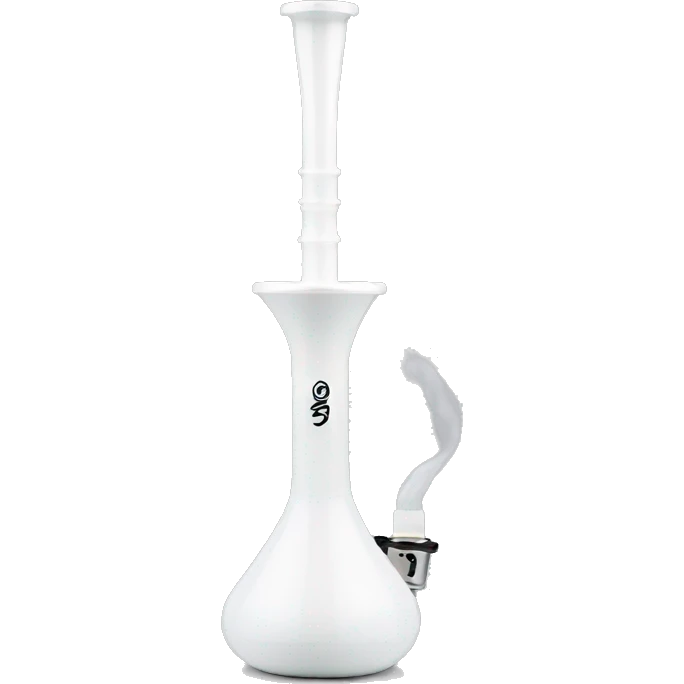 moze 2 breeze white hookah  emoji