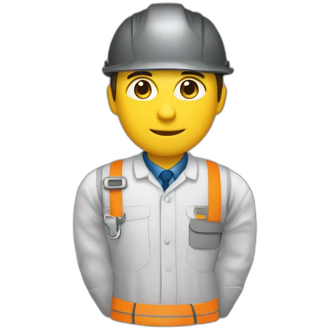 Ingeniero contento emoji