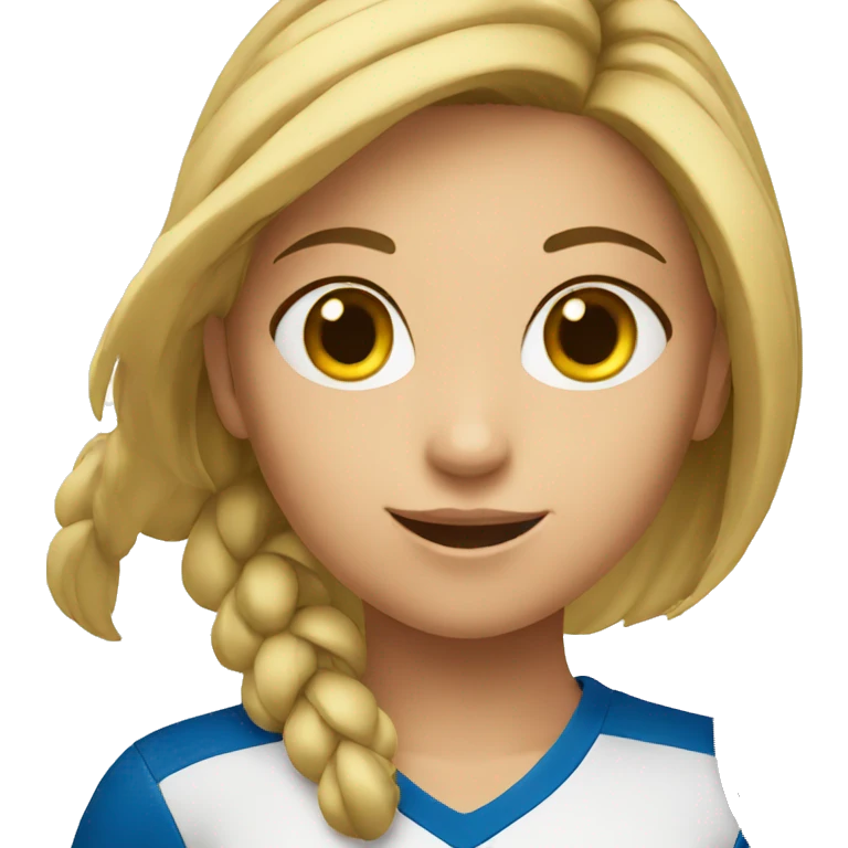 Girl playing volleyball emoji
