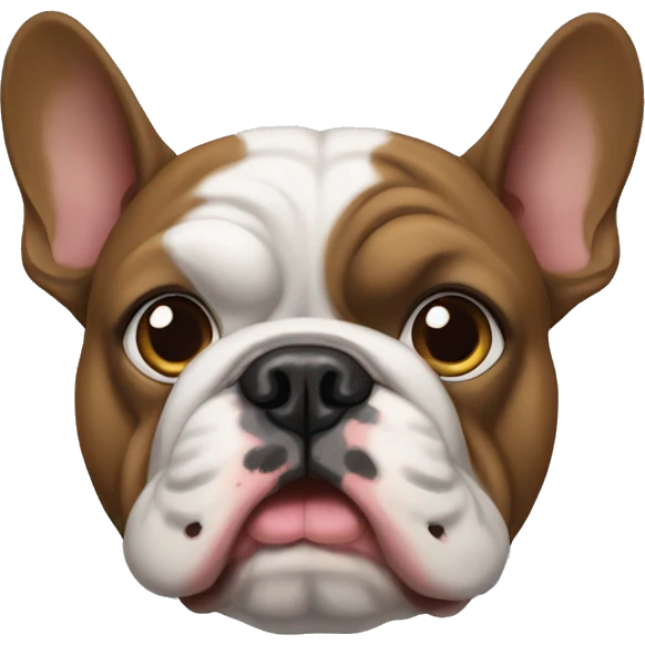 Perro bulldog Frances tierno  emoji