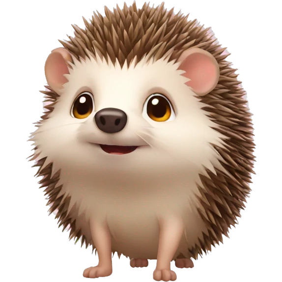hedgehog without fur emoji