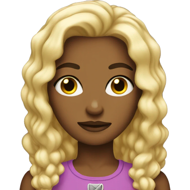 Blonde girl hawk tuah  emoji