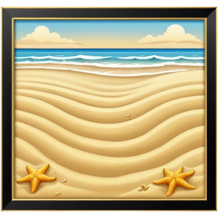 arena de la playa  emoji