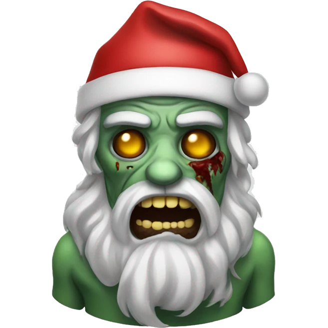 Zombie Santa  emoji