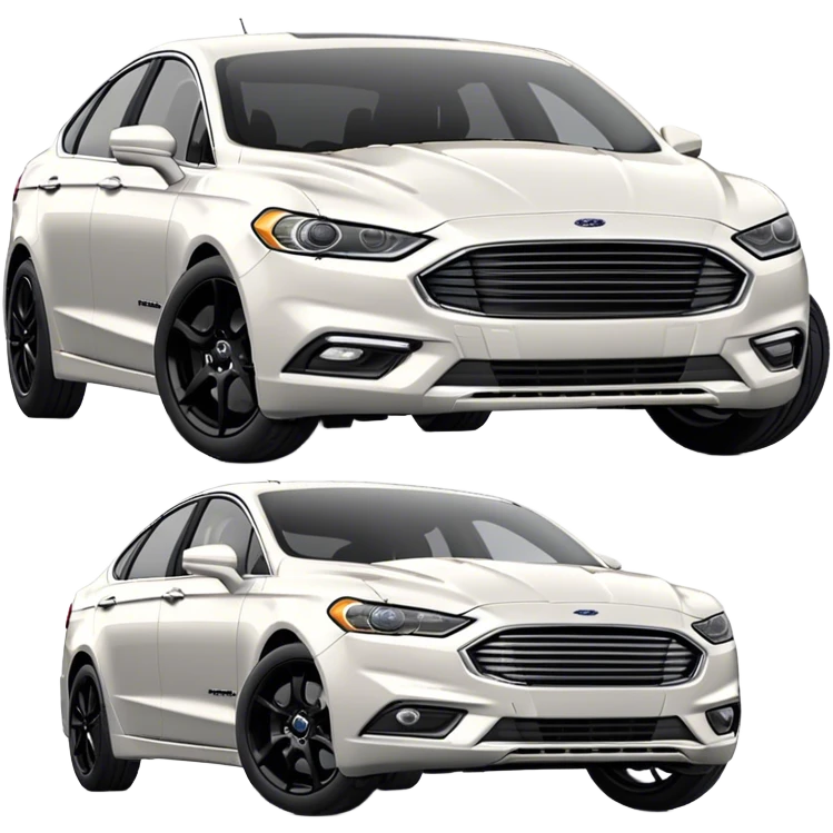 black 2018 Ford fusion with black rims emoji